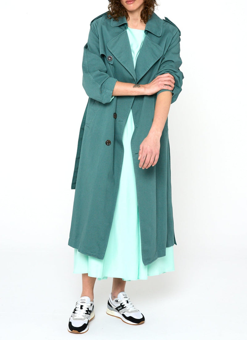 Modetrotter - Trench Swan Molina - Vert De Gris