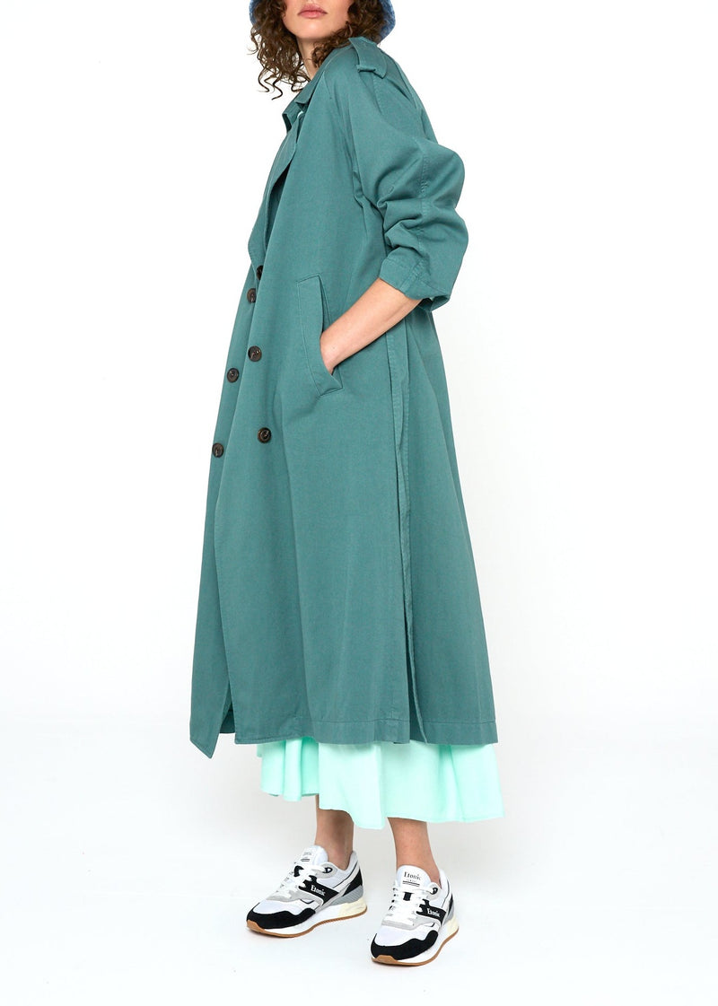 Modetrotter - Trench Swan Molina - Vert De Gris