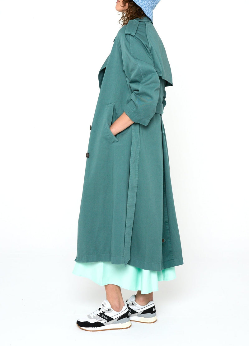 Modetrotter - Trench Swan Molina - Vert De Gris