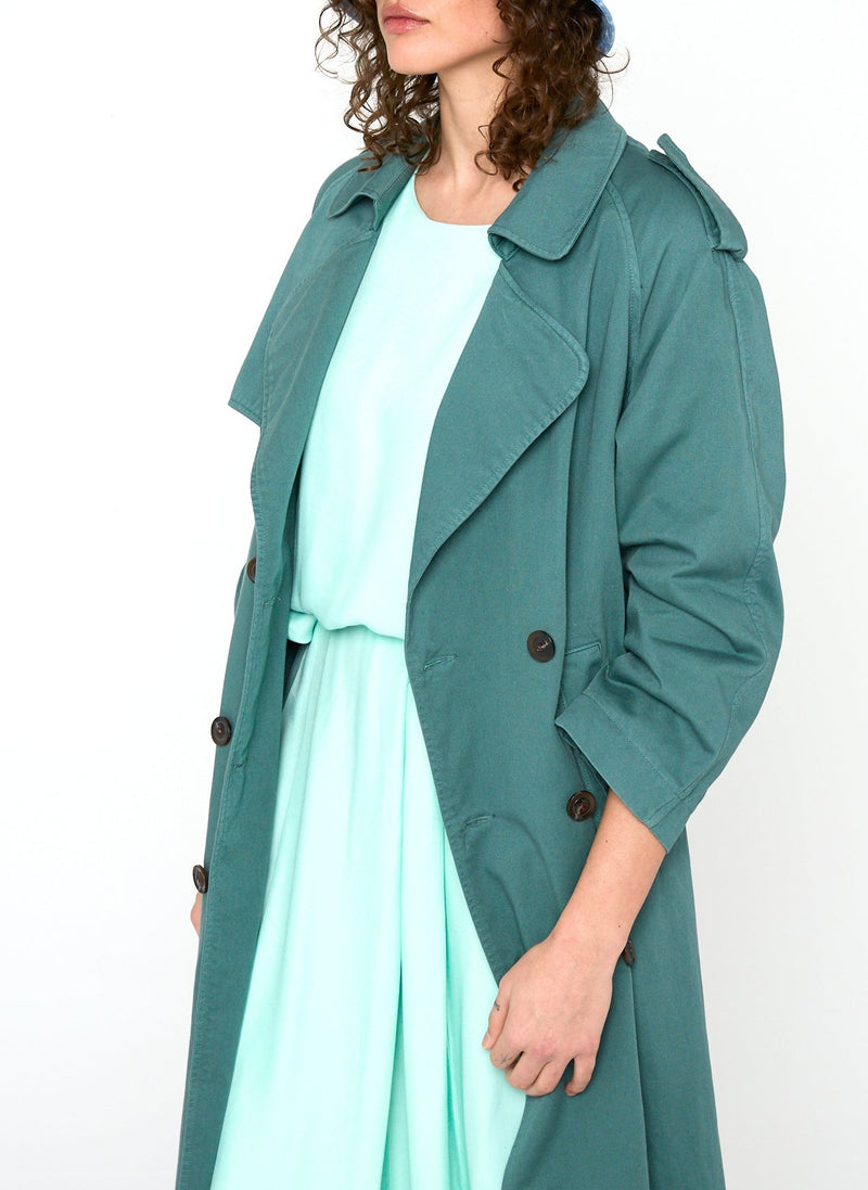 Modetrotter - Trench Swan Molina - Vert De Gris