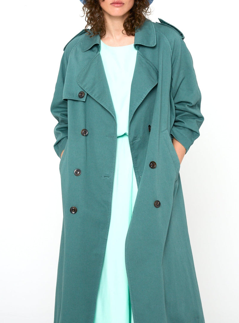 Modetrotter - Trench Swan Molina - Vert De Gris