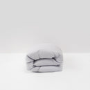 quality comforter cover washed percale egyptian cotton pebble grey most