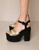 Ms37 W Sandalias De Tacón - Negro