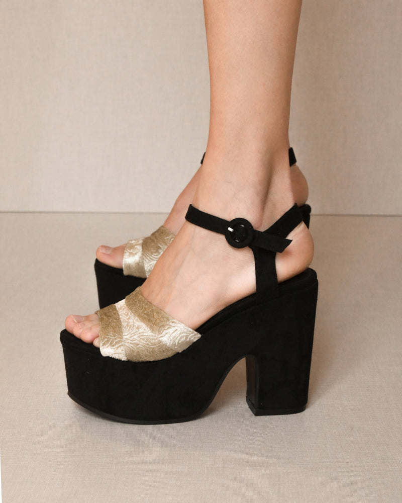 Ms37 W Sandalias De Tacón - Negro