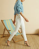 Reiko - Jean Skinny Nate - Denim Off White - Femme