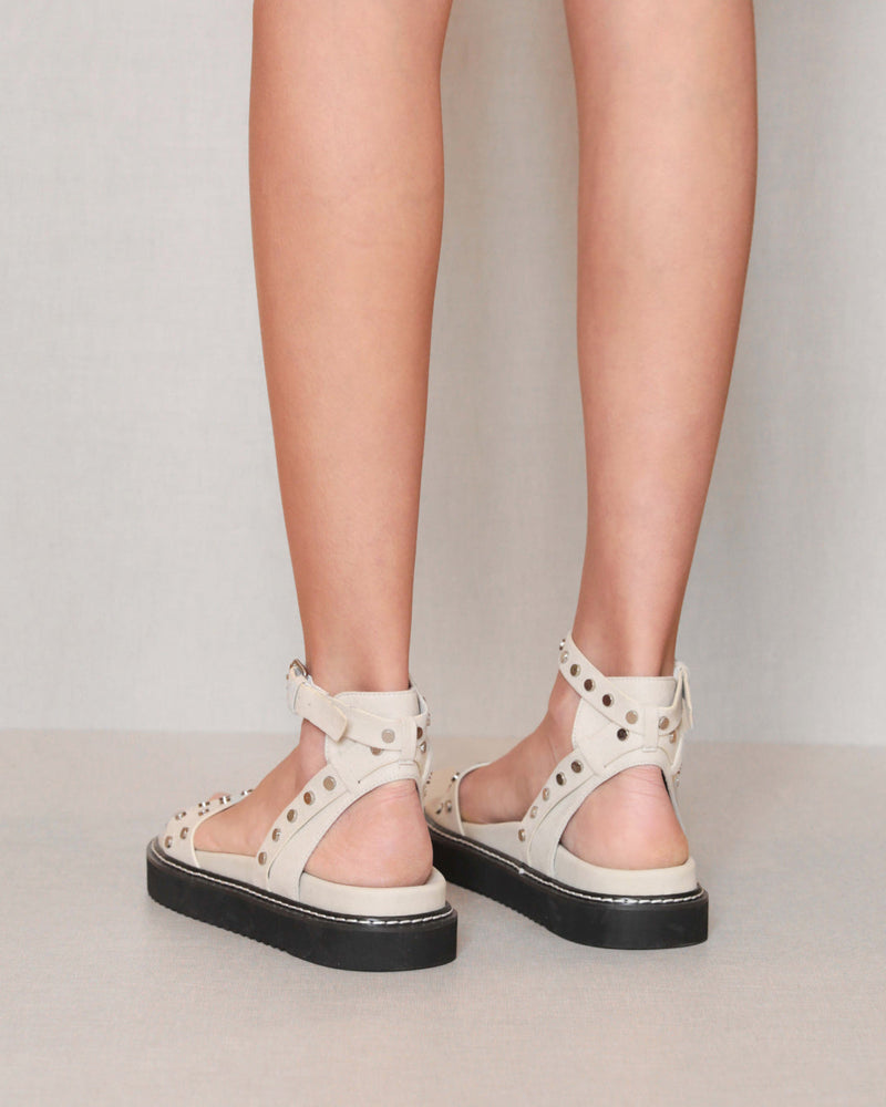 Sandalias con plataforma Nells - Desnudo