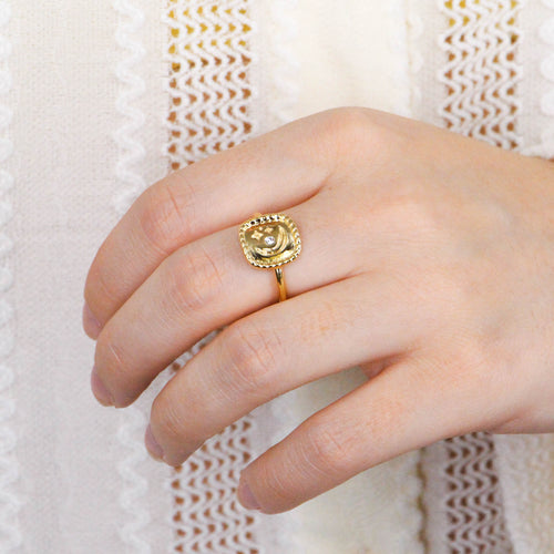 Bague Luna Star - Or