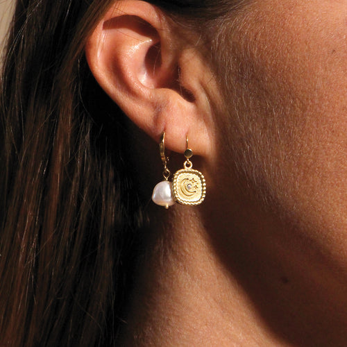 Boucles D'Oreilles Luna Star - Or
