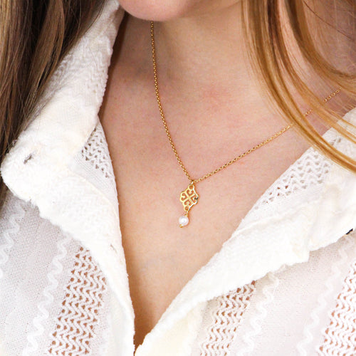 Collier Moïra Perle - Or