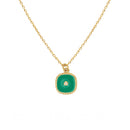 Collier Belize Vert - Or / Vert