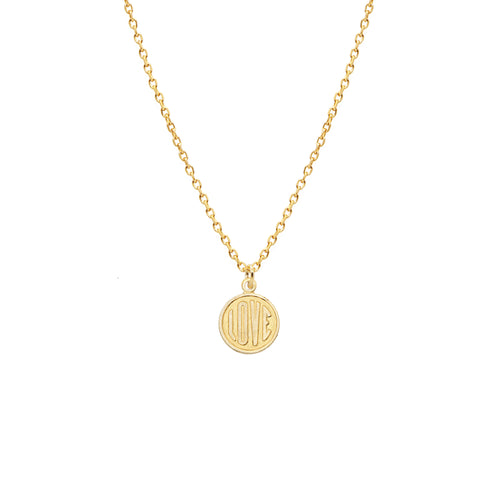 Collier Mini Love & Luck Love Rond - Or