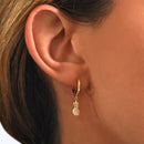 Boucles D'Oreilles Charms Ananas - Or