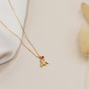 Collier Maia  - Or / Rouge