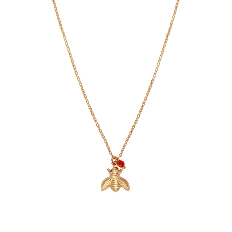 Collier Maia  - Or / Rouge