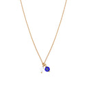 Collier Nazar Fleur Nacre - Or / Blanc - Bleu