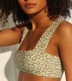 Bañador bandeau - Blooming Green
