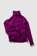 Opale-pullover i Cardinale-strik