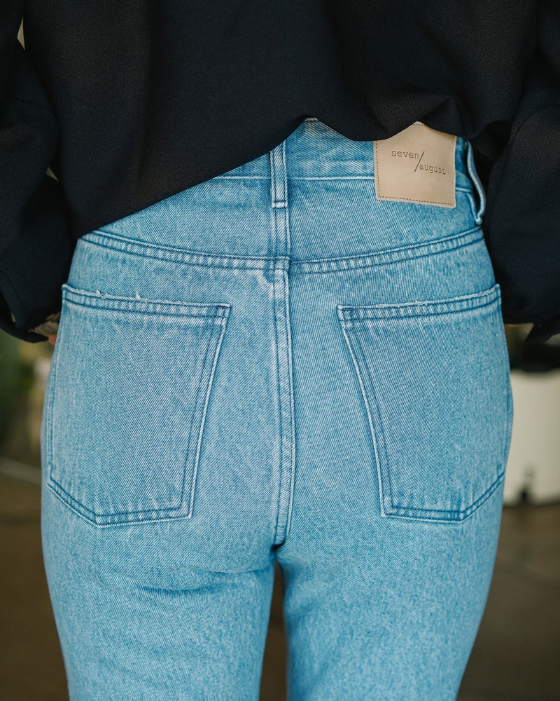 Seven August - Jeans Numero 7 - Bleu