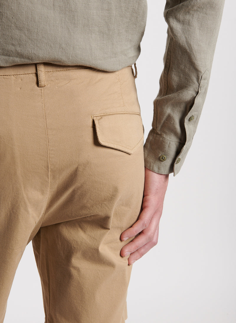 Maison Standards - Twill shorts - Beige - Man