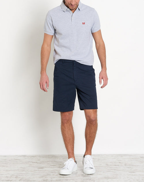 Pantalones cortos de sarga - Azul - Hombre