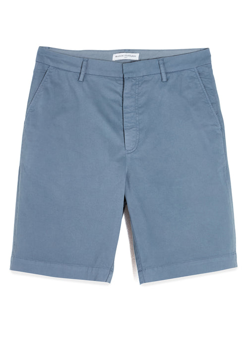Pantalones cortos de sarga - Azul - Hombre