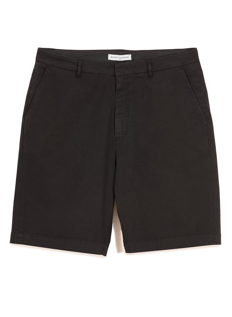 Maison Standards - Twill Shorts - Black - Man