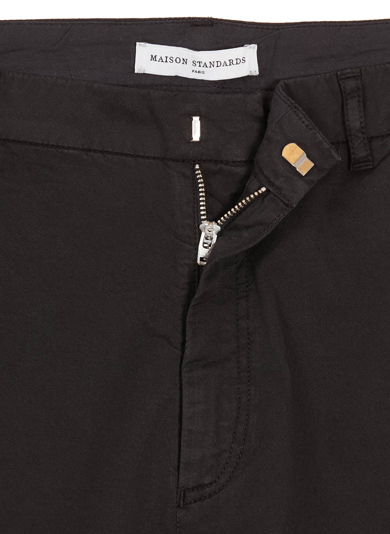 Maison Standards - Pantalones cortos de sarga - Negro Hombre