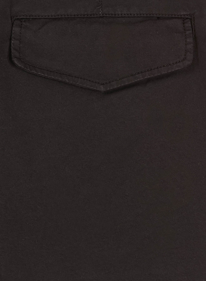 Maison Standards - Twill Shorts - Black - Man