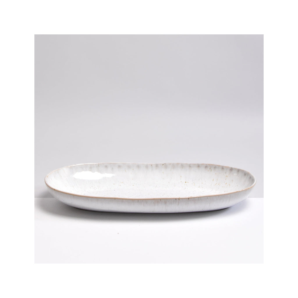 Plat De Service L - Blanc Audacieux