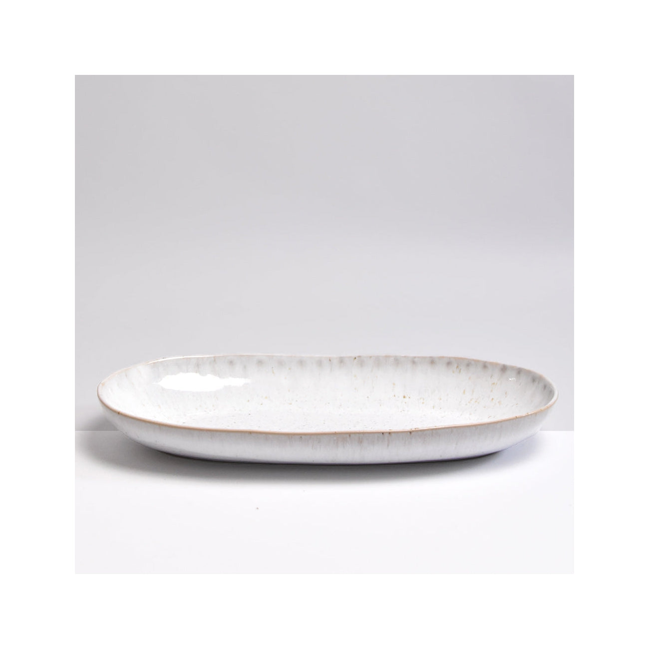 Plat De Service L - Blanc Audacieux