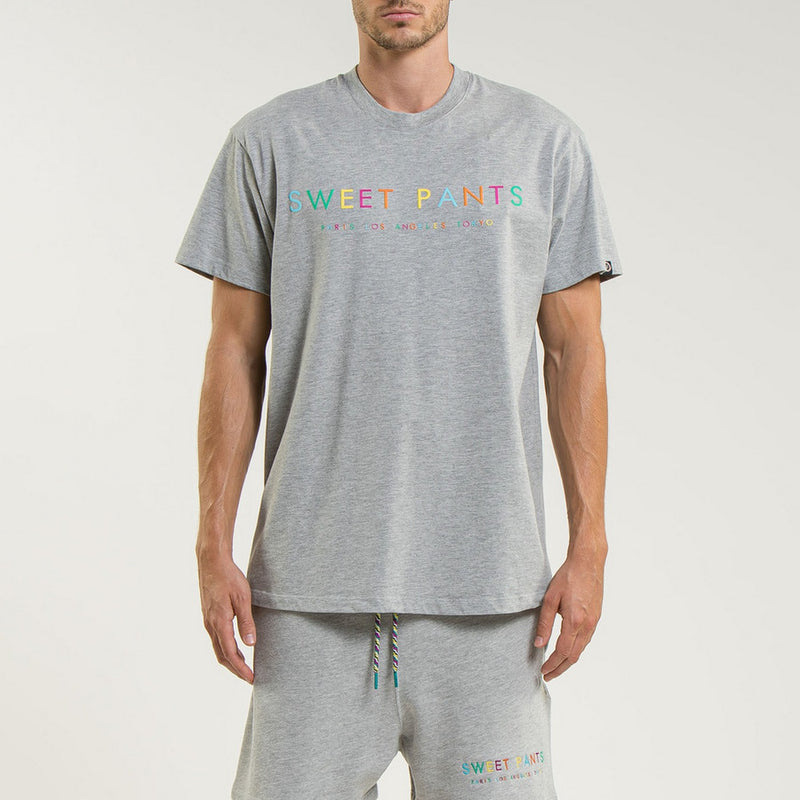 Tee-Shirt Rainbow - Grey Marl - Mixte