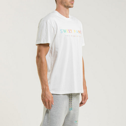 Tee-Shirt Rainbow - Off White - Mixte