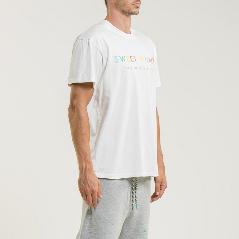 Tee-Shirt Rainbow - Off White - Mixte