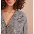 Blusa Rosita - Crudo/Grigio