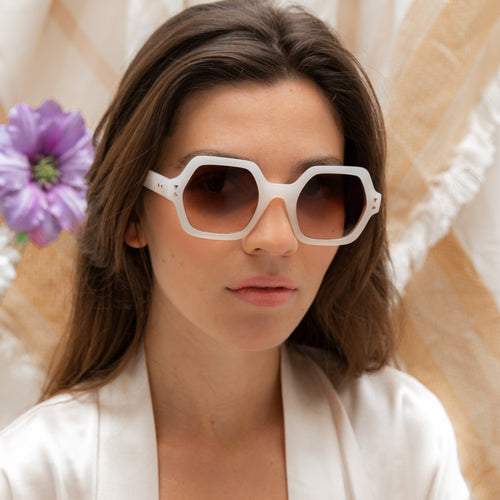 Lunettes De Soleil Romy - Crème - Femme