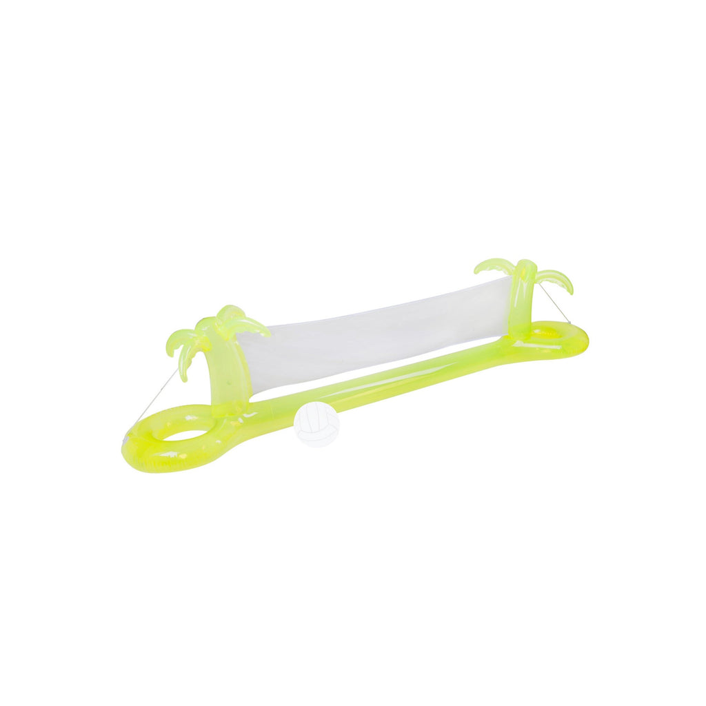 Filet Volley Flottant + Ballon Tropical - Jaune