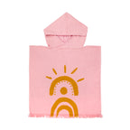 Poncho de playa Desert Palms - Rosa Polvo - Infantil