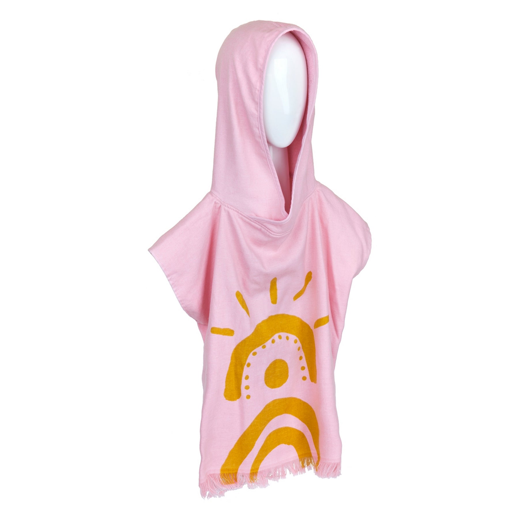 Poncho de playa Desert Palms - Rosa Polvo - Infantil