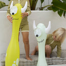 Lot 2 Frites Gonflables Monty The Monster - Vert