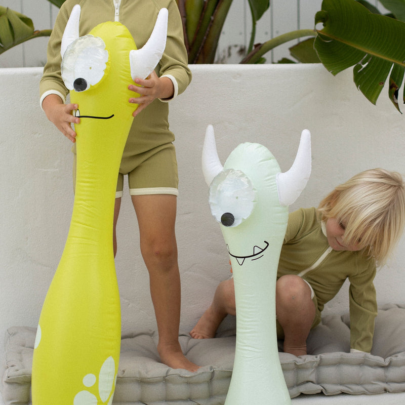 Lot 2 Frites Gonflables Monty The Monster - Vert