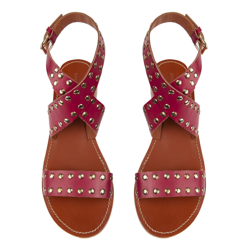 Couleur Pourpre - Sandales Onges - Framboise