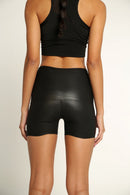 Short De Sudation - Noir Et Argent - Femme