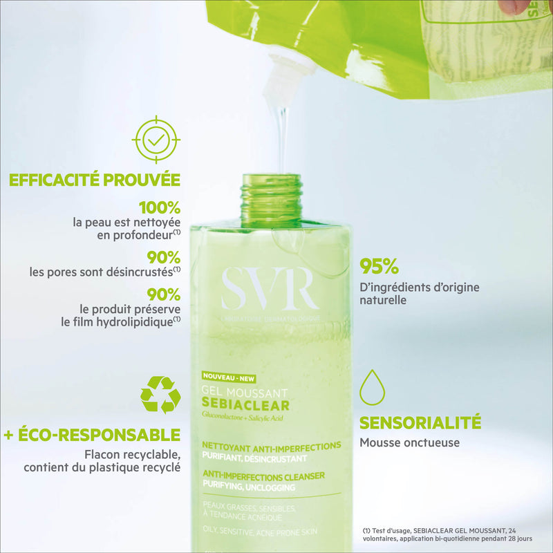 Gel Moussant Visage & Corps Sebiaclear - Anti-Imperfections