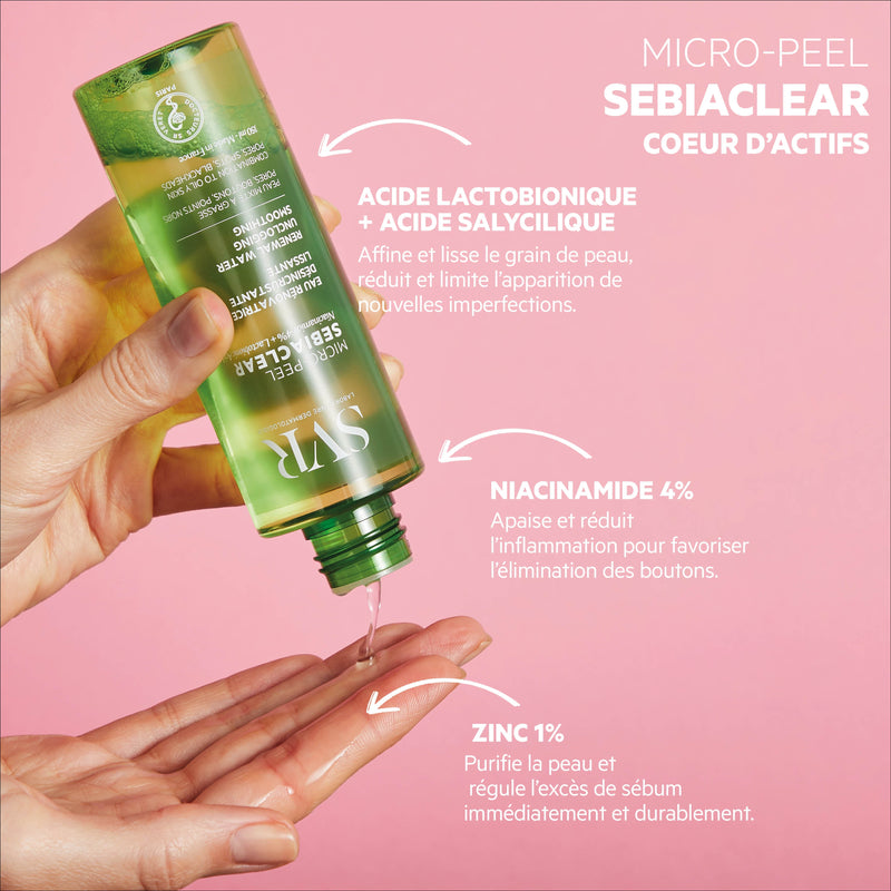 Micro-Peel Sebiaclear - Séborégulateur Visage Lissant