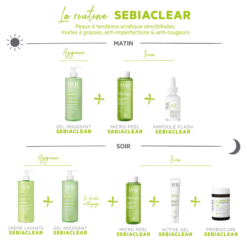 Micro-Peel Sebiaclear - Séborégulateur Visage Lissant