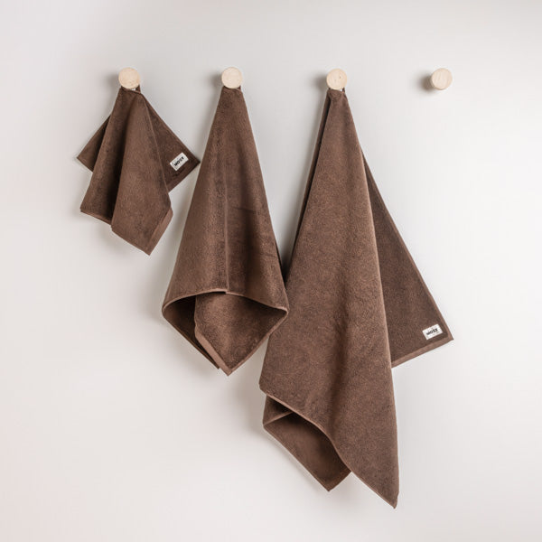 Serviettes De Bain - En Coton Bio - Cacao