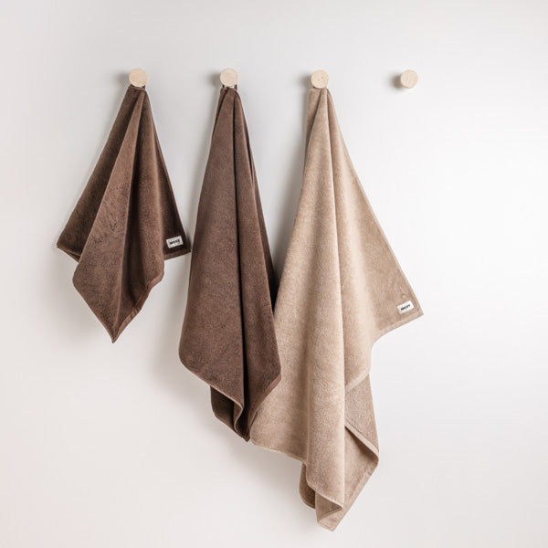Serviettes De Bain - En Coton Bio - Cacao