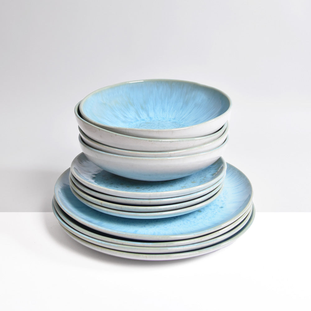 Service Pour 4 - Bleu Agua