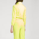 Blouson Tactel Crop - Jaune Fluo - Femme