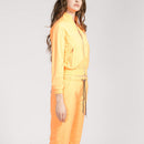Blouson Tactel Crop - Orange Fluo - Femme